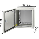 NEMA Steel Enclosure, 12 x 12 x 6''steel electrical box
electrical enclosur NEMA 4X Steel Electrical Box, IP66 Waterproof & Dustproof, Outdoor/Indoor Electrical Junction Box, with Mounting Plat