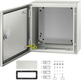 NEMA Steel Enclosure, 12 x 12 x 6''steel electrical box
electrical enclosur NEMA 4X Steel Electrical Box, IP66 Waterproof & Dustproof, Outdoor/Indoor Electrical Junction Box, with Mounting Plat