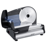 Meat Slicer 180W 190 mm Electric Deli Food Slicer for Meat Bread Cheese