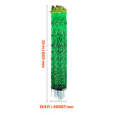 Electric Fence Netting, 0.88 x 49.98 m, PE Net Fencing with Posts & Double-Spiked Stakes, Utility Portable Mesh for Goats, Sheep, Lambs, Deer, Hogs, Dogs, Used in Backyards, Farms, and Ranches