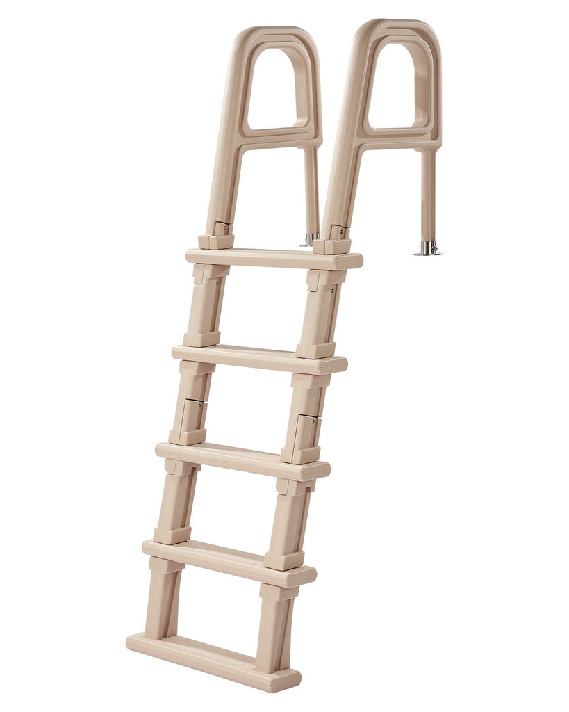 5-Step Inclined Robust Pool Ladder of 2 Handrails for 1219.2-1371.6mm Pool