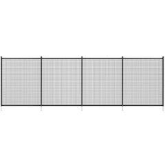 VEVOR Pool Fence, 4 x 12 FT Pool Fences for Inground Pools, Removable Child Safety Pool Fencing, Easy DIY Installation Swimming Pool Fence, 340gms Teslin PVC Pool Fence Mesh Protects Kids and Pets