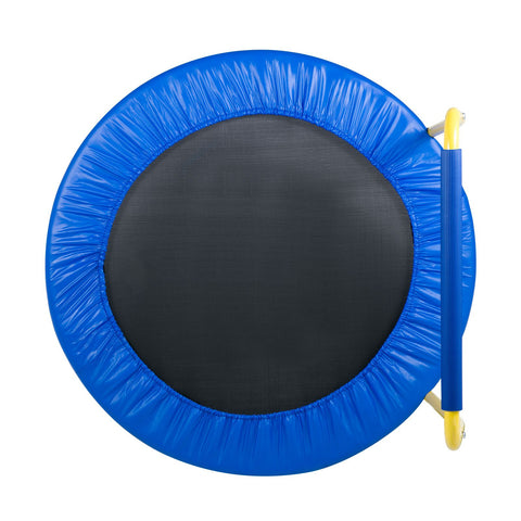3FT Trampoline for Kids, 92 cm Trampolines Indoor/Outdoor Trampoline for Toddlers, Foldable Mini Baby Trampoline with Foam Handle, Recreational Trampoline Birthday Gift for 3+ Years Kids