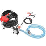 Fuel Transfer Pump 12V 8 GPM 1/6 HP Diesel Pump with Auto Fuel Nozzle