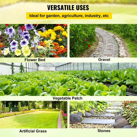 Weed Barrier, 5.8oz Landscape Fabric, 4ft x 300ft Cover Mat Heavy Duty Woven Grass Control Geotextile for Garden, Patio, Black