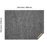 Non Slip Rug Pad Gripper 9' x 12' Carpet Mat 0.24" Thick for All Floor