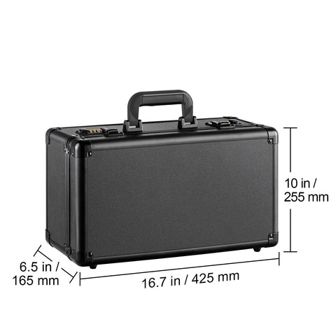 Graded Card Storage Box, 4 Slots, Graded Sports Cards Holder Carrying Case with Coded Lock Foam Dividers, for 108 PSA Graded Cards 76 BGS Cards 84 SGC Cards 388 Top Loaders or 999+ Loose Cards