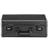 Graded Card Storage Box, 4 Slots, Graded Sports Cards Holder Carrying Case with Coded Lock Foam Dividers, for 108 PSA Graded Cards 76 BGS Cards 84 SGC Cards 388 Top Loaders or 999+ Loose Cards
