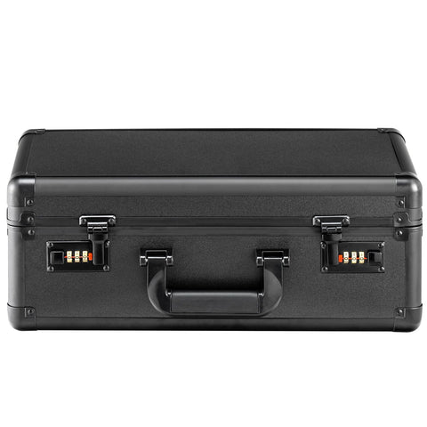 Graded Card Storage Box, 4 Slots, Graded Sports Cards Holder Carrying Case with Coded Lock Foam Dividers, for 108 PSA Graded Cards 76 BGS Cards 84 SGC Cards 388 Top Loaders or 999+ Loose Cards