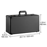 Graded Card Storage Box, 5 Slots, Graded Sports Cards Holder Carrying Case with Coded Lock Foam Dividers, for 162 PSA Graded Cards 115 BGS Cards 130 SGC Cards 585 Top Loaders or 999+ Loose Cards