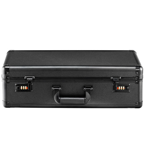 Graded Card Storage Box, 5 Slots, Graded Sports Cards Holder Carrying Case with Coded Lock Foam Dividers, for 162 PSA Graded Cards 115 BGS Cards 130 SGC Cards 585 Top Loaders or 999+ Loose Cards
