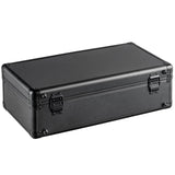 Graded Card Storage Box, 5 Slots, Graded Sports Cards Holder Carrying Case with Coded Lock Foam Dividers, for 162 PSA Graded Cards 115 BGS Cards 130 SGC Cards 585 Top Loaders or 999+ Loose Cards