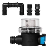 Water Pressure Diaphragm Pump, 12V FL-40 High Pressure Diaphragm Water Pump, 40PSI Automatic Self Priming Water Pump, 17L/MIN Misting Booster Sprayer Diaphragm Pump for Caravan Boat RV Garden