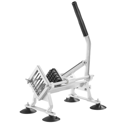 Commercial Vegetable Slicer, 1/2 inch Fruit Slicer, Stainless Steel and Aluminum Alloy Vegetable Cutter Slicer Machine, Manual Slicer with Non-slip Feet, for Radishes, Onions, Potatoes, Lemons