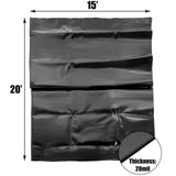 LLDPE Pond Liner 15x20 ft, Pond Liner 20 Mil, Fish Pond Liners for Waterfall, Pond and Fish Ponds