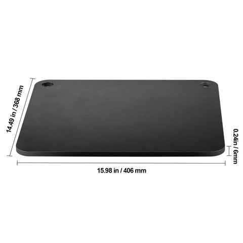 Pizza Steel 16"x14.5"x1/4" Pre-Seasoned Carbon Steel Pizza Baking Stone