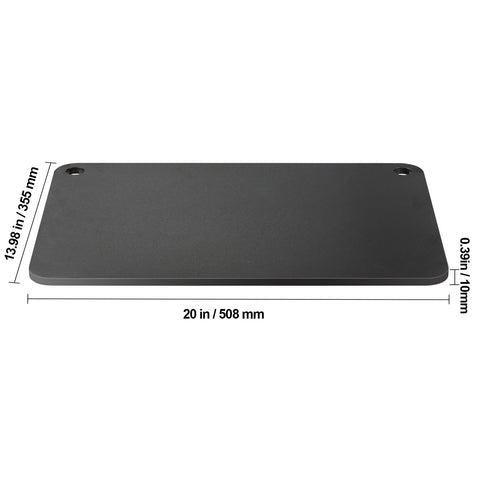 Pizza Steel, 20" x 14" x 3/8" Pizza Steel Plate for Oven, Pre-Seasoned Carbon Steel Pizza Baking Stone with 20X Higher Conductivity, Heavy Duty Rustproof Pizza Pan for Outdoor Grill, Indoor Oven