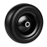 Lawn Mower Tires with Rim, 11x4-7" Tubeless Tractor Tires, 2-Pack Tire and Wheel Assemby, Flat-free PU Tire, 3.4" Centered Hub, 3/4" Bushing Size, 20 PCS Adapters for Riding Mowers Lawn Tractors