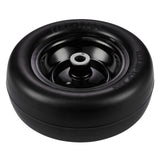 Lawn Mower Tires with Rim, 11x4-7" Tubeless Tractor Tires, 2-Pack Tire and Wheel Assemby, Flat-free PU Tire, 3.4" Centered Hub, 3/4" Bushing Size, 20 PCS Adapters for Riding Mowers Lawn Tractors