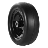 Lawn Mower Tires with Rim, 11x4-7" Tubeless Tractor Tires, 2-Pack Tire and Wheel Assemby, Flat-free PU Tire, 3.4" Centered Hub, 3/4" Bushing Size, 20 PCS Adapters for Riding Mowers Lawn Tractors
