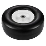 Lawn Mower Tires with Rim, 13x5-6" Tubeless Tractor Tires, 2-Pack Tire and Wheel Assembly, Flat-free PU Tires, 3.25"-5.9" Centered Hub, 3/4" Bushing Size, 20 PCS Adapter for Lawn Mowers Tractors