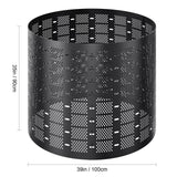 Compost Bin 1000 L, Outdoor Expandable Composter, Easy to Setup & Large Capacity Composting Bin, Fast Creation of Fertile Soil