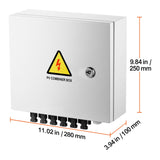 Solar PV Combiner Box 6 String 15A for Solar Panel System Steel Case IP65