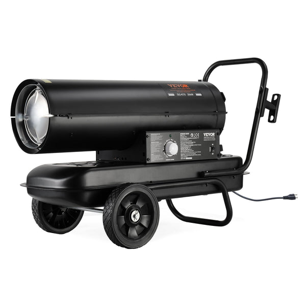 Portable Kerosene Forced Air Heater 70000 BTU Indoor Outdoor Use 5gal Tank