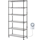 Plant Stand with Grow Light 6 Tiers 180W 180 cm Indoor Plant Grow Shelf