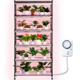 Plant Stand with Grow Light 6 Tiers 180W 180 cm Indoor Plant Grow Shelf