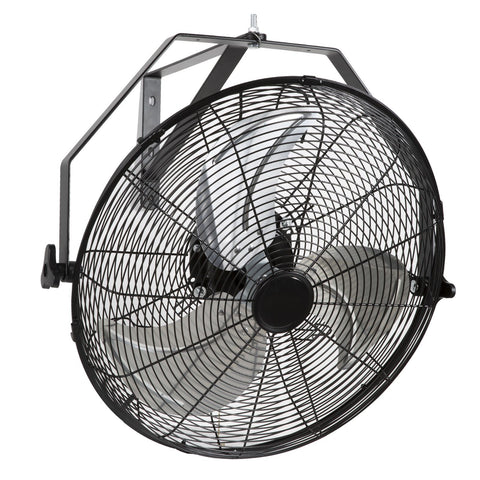 Industrial Wall Mount Fan Waterproof Metal Fan 17.6'' 3 Speed Airflow