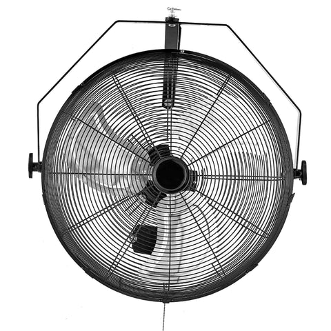 615mm Industrial Wall Mount Fan 3 Speed 4650 CFM for Garage Greenhouse