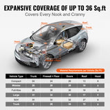 Car Sound Deadening Mat, 200 mil 3.3sq.m Automotive Sound Deadener, High Density Foam Sound Deadener Material & Heat Barrier, Double Layer Waterproof Structure Acoustic Insulation Mat