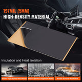 Car Sound Deadening Mat, 200 mil 2.3sq.m Car Sound Dampening Material, Butyl Automotive Sound Deadener, Noise Insulation and Vibration Dampening Material for Car