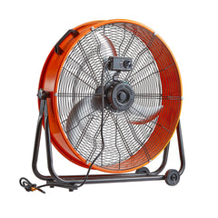 VEVOR Drum Fan 24 Inch High Velocity Industrial Use 3-Speed 8600CFM for Warehouse