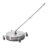 15" Pressure Washer Surface Cleaner 4 Wheels 4000 Max PSI 2 Extended Wands