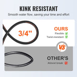 Pressure Washer Hose, 100FT, Kink Free 3/8"-φ14.8 Male, 3/8"-φ15 Female For Most Brand Pressure Washers, 4.9'' Bending Radius, 4800 PSI Heavy Duty Power Washer Extension Replacement Hose