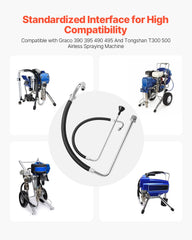 VEVOR Suction Hose Tube and Reflux Line Sets Airless Paint Sprayers Tool Part