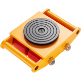 Machinery Skate Dolly Machinery Mover 13200lbs/6T Carbon Steel 4 PU Wheels