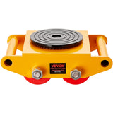 Machinery Skate Dolly Machinery Mover 13200lbs/6T Carbon Steel 4 PU Wheels