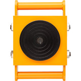 4PCS Machinery Skate Dolly, 17637LBS/8T Industrial Machinery Mover, Heavy Duty Carbon Steel Machinery Moving Skate with 4 PU Wheels and 360° Rotation Non-Slip Cap for Warehouse Workshop Factory