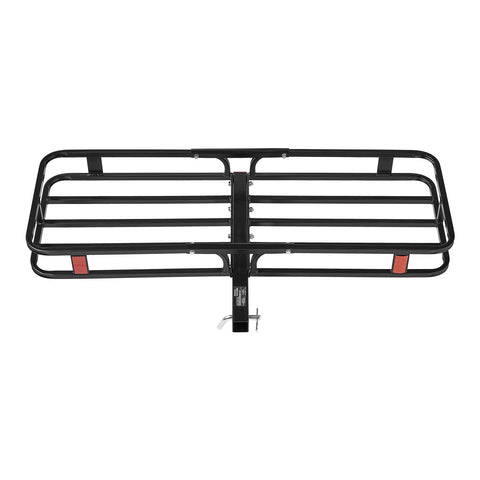 53" x 19" x 5", Hitch Cargo Carrier, 500 lbs Capacity Hitch Cargo Carrier with Hitch Stabilizer & Ratchet Straps, Hitch Mount Cargo Carrier with Cargo Net with Hook, Fit for SUVs