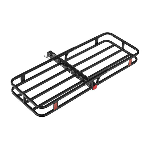 53" x 19" x 5", Hitch Cargo Carrier, 500 lbs Capacity Hitch Cargo Carrier with Hitch Stabilizer & Ratchet Straps, Hitch Mount Cargo Carrier with Cargo Net with Hook, Fit for SUVs