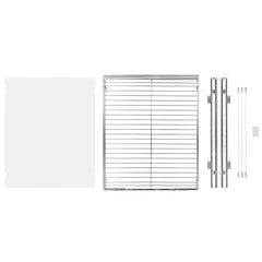 VEVOR 34x53 cm Pull Out Cabinet Organizer, Heavy Duty Slide Out Pantry Shelves, Chrome-Plated Steel Roll Out Drawers, Sliding Drawer Storage for Home, Inside Kitchen Cabinet, Bathroom, Under Sink
