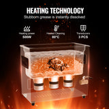 6L Ultra Sonic Cleaner, 180W Digital Ultrasonic Cleaning Machine with Gentle Mode & Upgraded Degassing, 40kHz Industrial Ultrasound Cleaner with Heater & Timer for Retainer, Jewelry, Tools