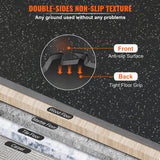 12 PCS 14 mm Thick Gym Floor Mats, 24" x 24" EVA Foam & Rubber Top Interlocking Workout Floor Mats with 4.5 m² Coverage, Waterproof Exercise Puzzle Flooring for Gym, Home, Garage, Basemen