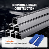 Portable Chainsaw Mill 14"-36" Guide Bar 0.2"-11.81" Cutting Thickness
