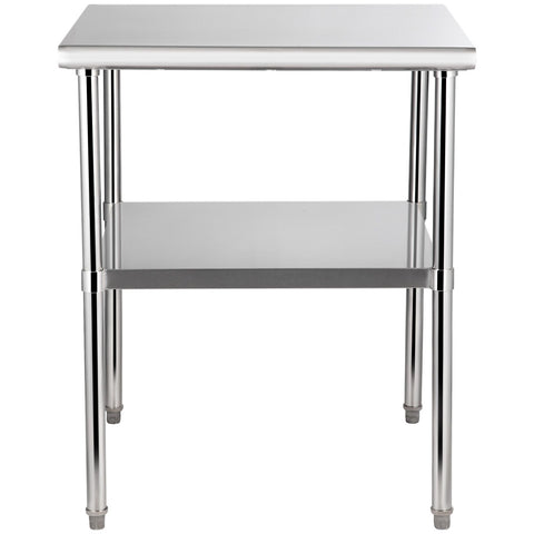 Stainless Steel Work Prep Table Commercial Food Prep Table 30x30x36in