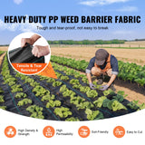 13FTx60FT Premium Heavy Duty Weed Barrier Landscape Fabric, 5OZ Woven Geotextile Fabric Under Gravel, High Permeability for Weed Blocker Weed Mat, Driveway Fabric, Weed Control Garden Cloth