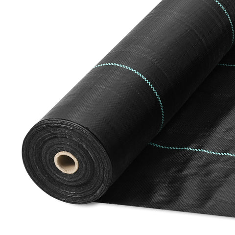 Weed Barrier Landscape Fabric, 3.28*164FT Heavy Duty Garden Weed Fabric, Woven PP Weed Control Fabric, Driveway Fabric, Geotextile Fabric for Landscaping, Ground Cover, Weed Blocker Weed Mat